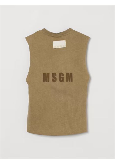 Canotta con logo MSGM KIDS | S6MSJUTH150094